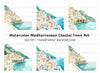 Amalfi Coast Clipart Bundle