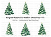 Christmas Tree Clipart Bundle