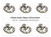 Coiled Snake Clipart Bundle