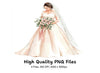 Elegant Bride Clipart Bundle