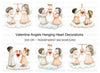 Angels Hanging Hearts Clipart Bundle