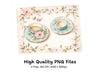 Elegant Tea Party Clipart Bundle
