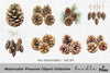 Pinecone Clipart Bundle