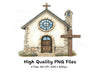 Christian Church Clipart Bundle