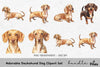 Adorable Dachshund Dog Clipart Bundle