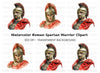 Ancient Roman Warrior Clipart Bundle