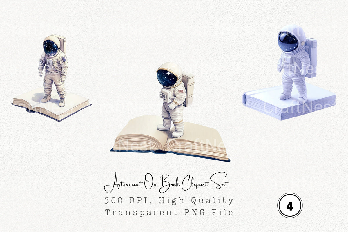 Astronaut On Clipart Planner