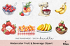 Fruit & Beverage Clipart Bundle