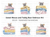 Baby Mice on Cozy Blanket Stacks Clipart Bundle