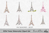 Eiffel Tower Clipart Bundle