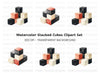 Geometric Blocks Clipart Bundle