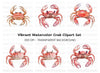 Crab Clipart Bundle