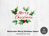 Merry Christmas Clipart Bundle