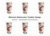 Abstract Tumbler Clipart Bundle