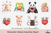 Animal Valentine's Clipart Bundle