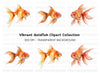 Vibrant Goldfish Clipart Bundle