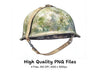 Vintage Military Helmets Clipart Bundle