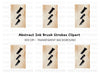 Minimalist Ink Strokes Clipart Bundle