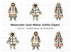 Inuit Clothing Clipart Bundle
