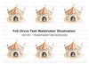 Carousel Tent Clipart Bundle
