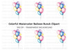 Party Balloons Clipart Bundle