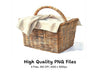 Picnic Baskets Clipart Bundle