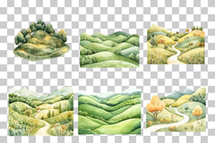 Enchanted Storybook Landscape Clipart Bundle - CraftNest - Digital Crafting and Art