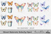Vibrant Butterfly Clipart Bundle