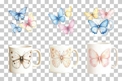 Butterfly Wrap Designs Mug Bundle - CraftNest - Digital Crafting and Art