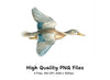 Flying Duck Clipart Bundle
