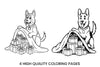 CLS550 Christmas Puppy with Gifts Coloring Books
