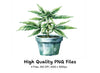 Cannabis Plant Clipart Bundle