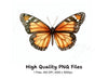 Monarch Butterfly Clipart Bundle