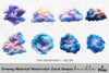 Dreamy Abstract Cloud Shapes Clipart Bundle