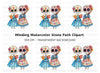 Day of the Dead Skeletons Clipart Bundle