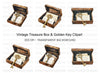 Vintage Key and Treasure Box Clipart Bundle