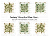 Vintage Treasure Map Clipart Bundle