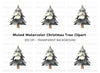 Christmas Tree Clipart Bundle