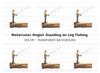 Fisherman on Log Clipart Bundle