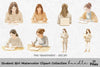 Student Girl Clipart Bundle