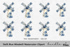 Delft Blue Windmill Clipart Bundle