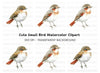 Cute Bird Clipart Bundle