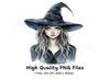 Witch Portrait Clipart Bundle