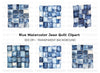Denim Patchwork Clipart Bundle