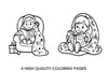 Self Care Reading Boy Coloring Books