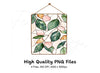 Stained Glass Botanical Clipart Bundle