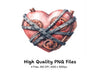 Industrial Steampunk Heart Clipart Bundle