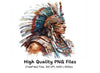 Native American Feather Headdress Clipart Bundle