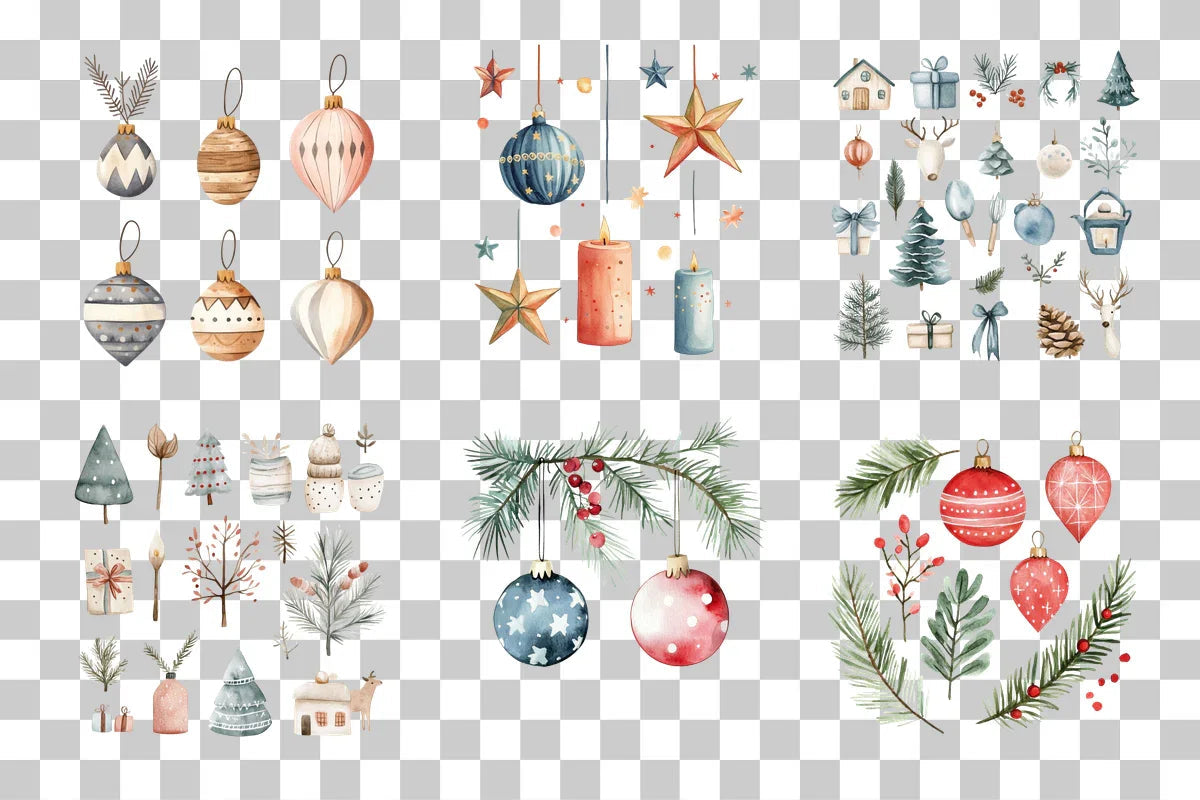 Christmas Winter Clipart Bundle - CraftNest - Digital Crafting and Art
