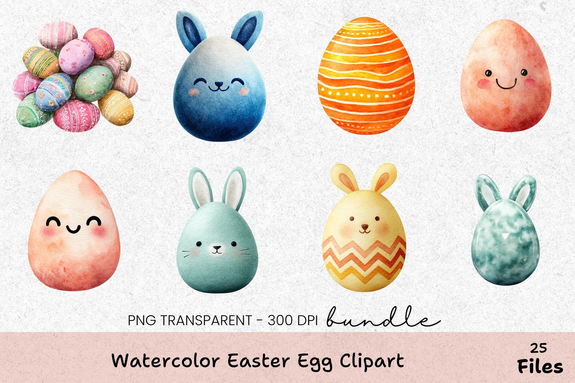 Easter Egg Clipart Bundle Etb359 - CraftNest - Digital Crafting and Art